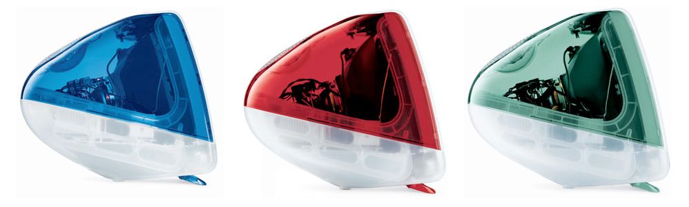 iMacs in their wonderful colors – those were the days